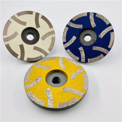 Diamond Cup Grinding Wheel Poles Permukaan Batu